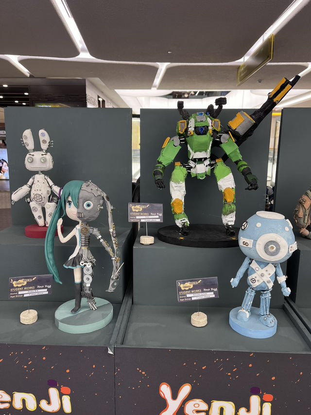 Rust & Retro: Handcrafted Clay Robot Exhibition by Young Creators