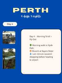 Perth 4 days! 🌇