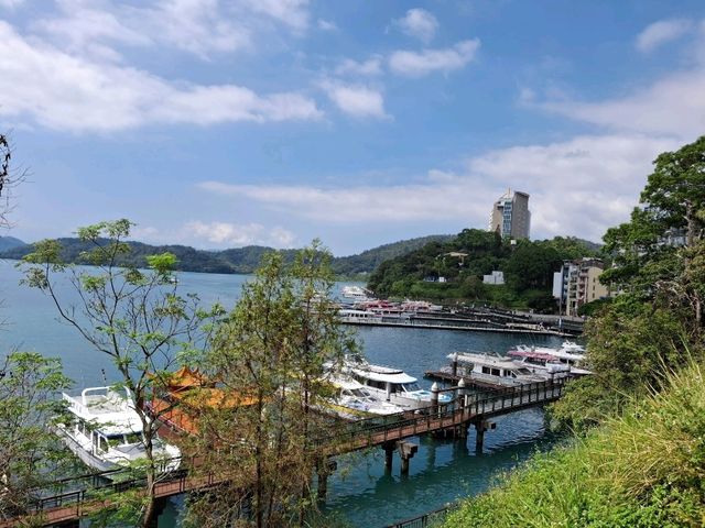 The Great Shuishe Pier in Sun Moon Lake area, Nantou County, Taiwan
