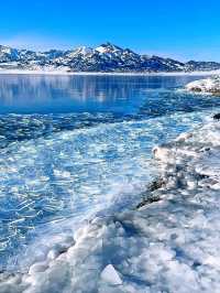“The Crystal Heart of Sayram Lake”