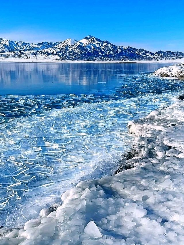 “The Crystal Heart of Sayram Lake”