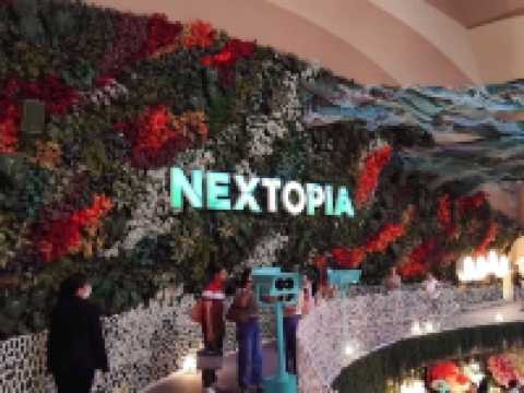 พื้นที่การจัดโซนดอกไม้ที่ NEXTOPIA สยามพารากอน