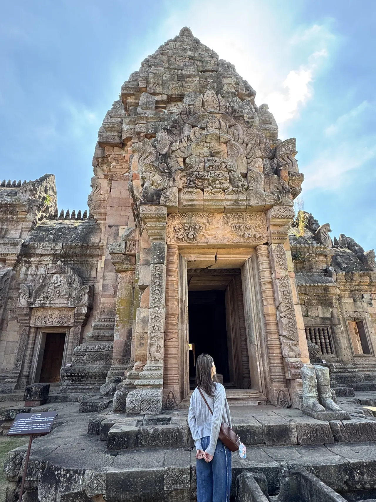 👑 Phanom Rung Stone Castle, Buriram Province... A magnificent pink temple atop a volcano.