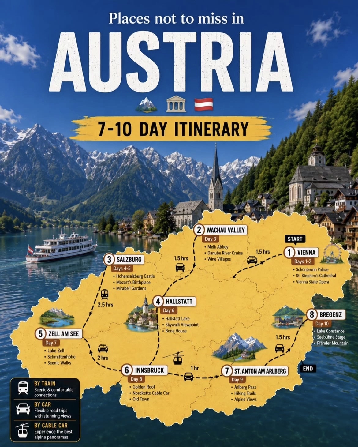 💬 How many days would you spend in Austria — 7, 8, 9 or 10?