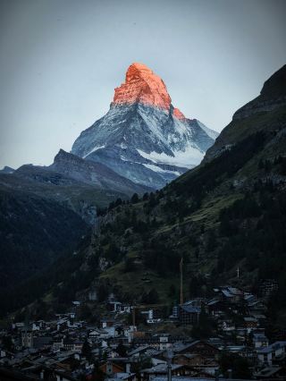 Switzerland/Zermatt/The Toblerone mountain definitely lives up to the hype.
