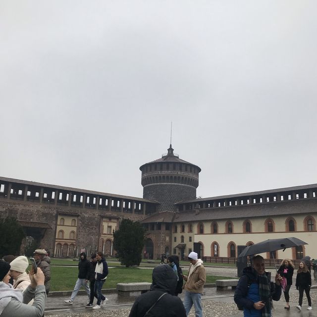 14th century castello in Milan 