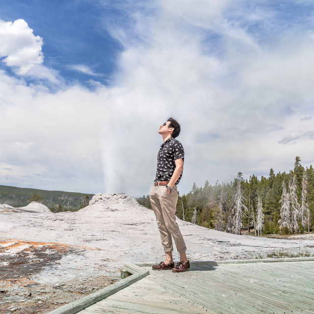 The Old Faithful @ Yellowstone National Park