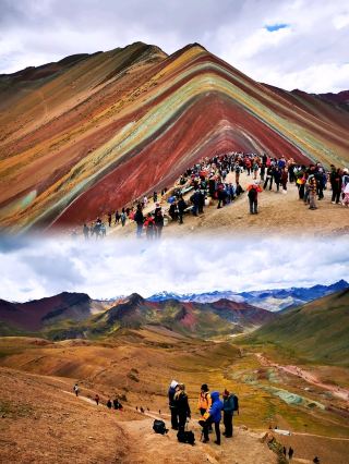 Rainbow Mountain in Peru