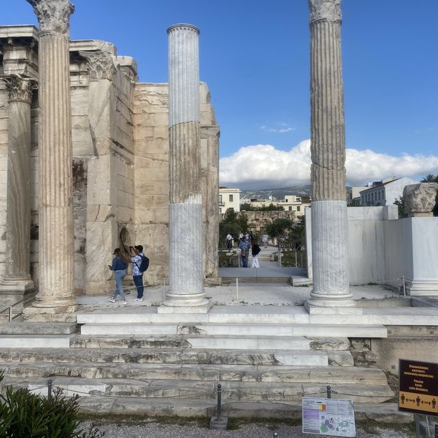 The Stunning Library of Hadrian in Athens