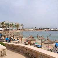 The Biggest Beach on Mallorca, Spain 