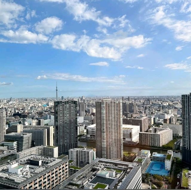 🌻三井花園飯店豐洲普米爾🌻東京的景色令人嘆為觀止