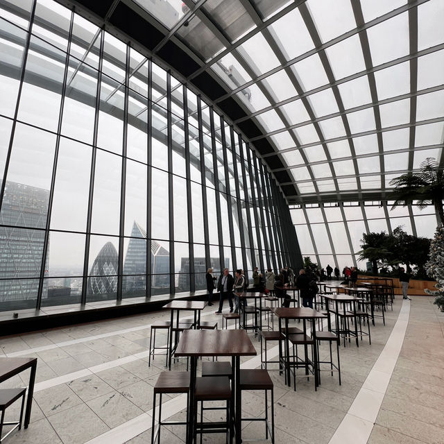 空中綠洲：倫敦Sky Garden觀景體驗