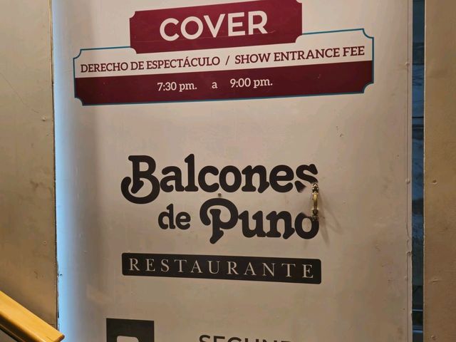 해외여행 페루 푸노의 공연 맛집 Balcones de Puno