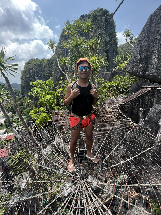 ⛰️🌿 Step Above Paradise – The Taraw Cliff Canopy Walk, El Nido 🌄🌴 