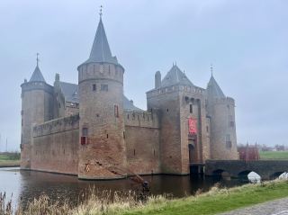 Muiden Castle (Wasserburg Muiden) is located in the town of Muiden, North Holland, Netherlands, east of Amsterdam.