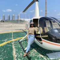 Helicopter ride in sanya