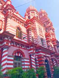 Pluck 🌿 the pink mosque 🕌 in Colombo.