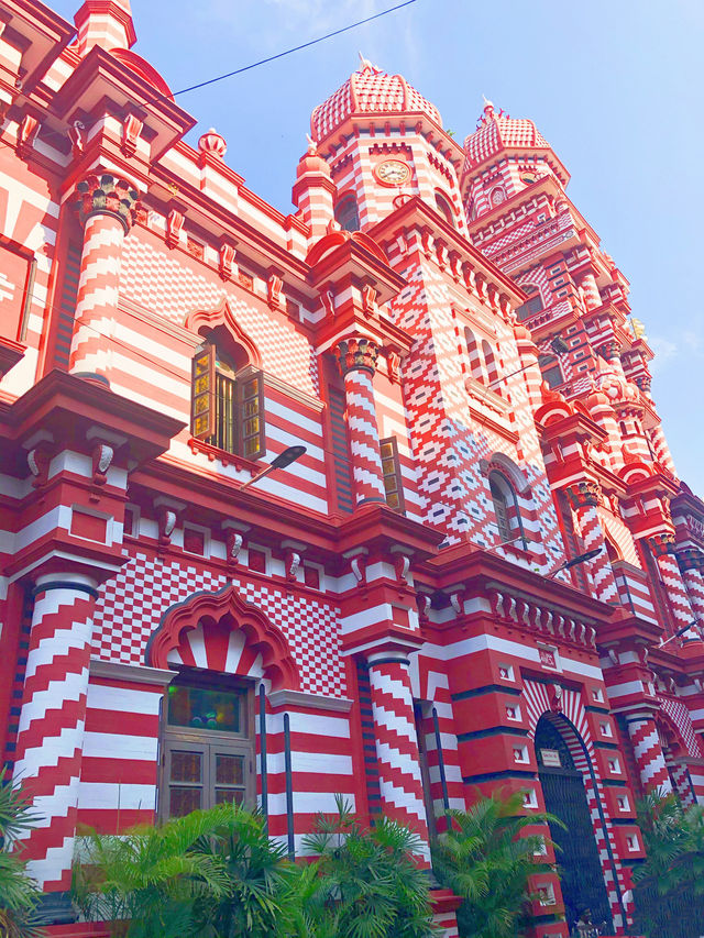 Pluck 🌿 the pink mosque 🕌 in Colombo.