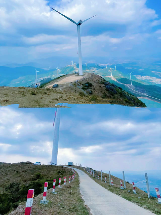 風車山浮山嶺一個拍照不需要濾鏡的地方！