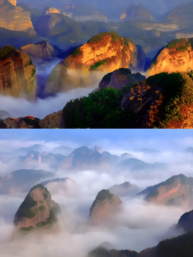 "One of the most beautiful Danxia landscapes in China"