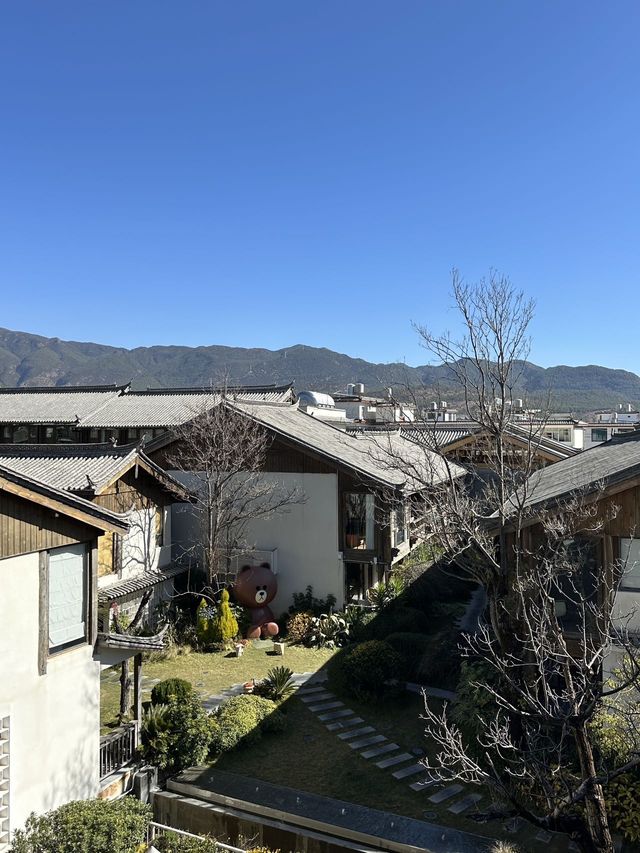 束河古鎮這家能看雪山的民宿！太太太美了！