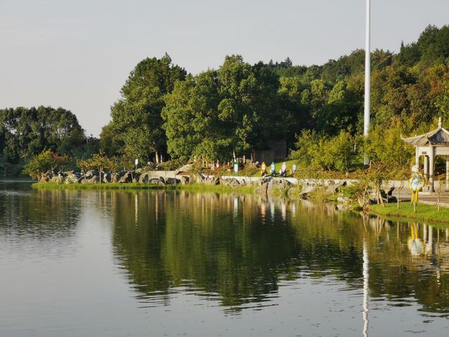 景德鎮陶瓷博物館旁一座不錯的公園