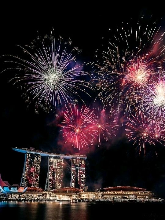 Marina Bay Garden Fireworks Singapore😍🇸🇬
