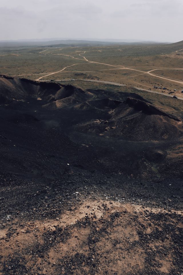 是的，我發現了一座火山