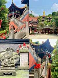 成都地鐵直達的古寺，據說在這裡所求皆能如願。