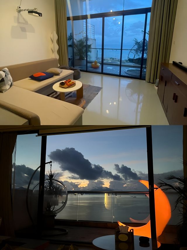 在深圳！躺著看海！晴天去真的好美。