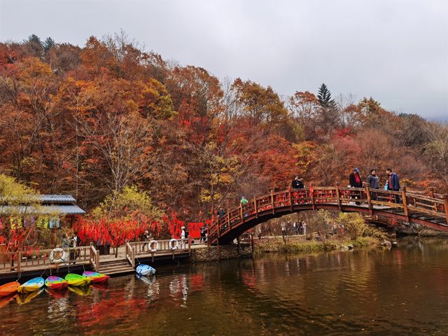 大石湖景區。