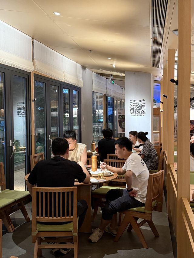 確實是深圳數一數二的客家菜.........。