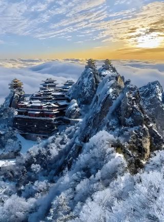 老君山雪景太美，錯過你就虧大了！
