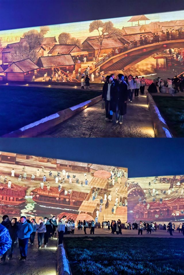 只有河南戲劇幻城  夜晚夢幻般的視覺效果