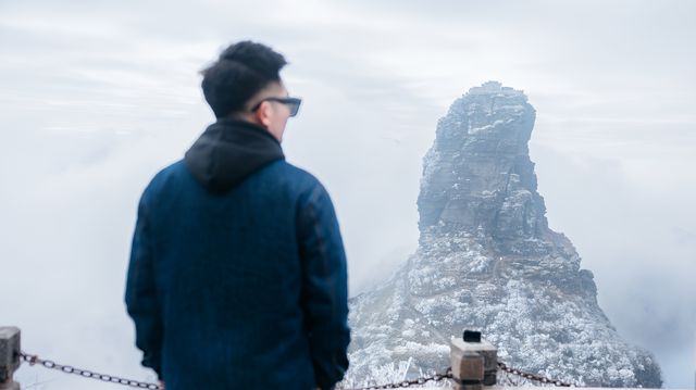 邂逅梵淨山雪景與霧凇的奇緣！