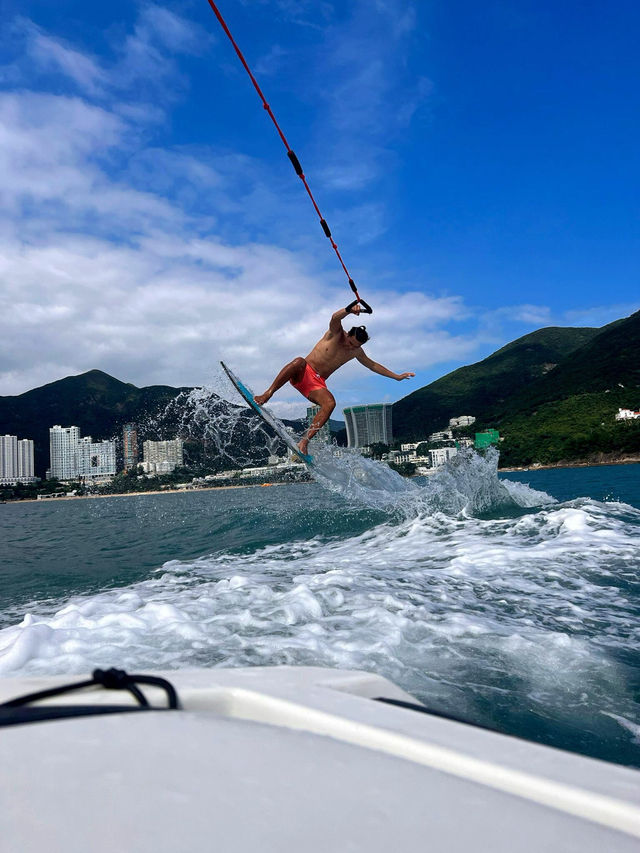 香港西貢：尾波衝浪的激情盛宴
