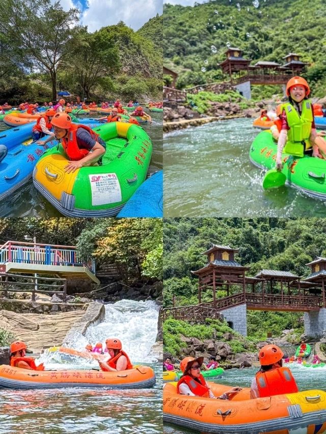🔥 夏日必玩！清遠黃騰峽漂流，心跳加速的濕身挑戰！😎💦
