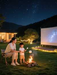 22℃清涼秘境！帶小孩穿越廬山星空泡泡屋+螢火蟲夜探
