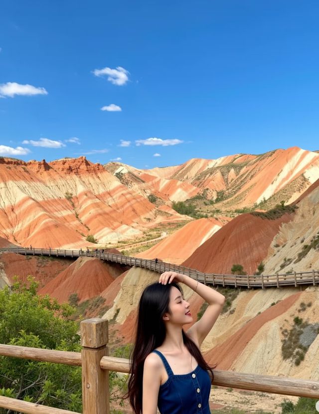 蘭州必打卡！水墨丹霞的秋日童話世界