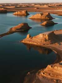 帶娃挖到寶！青海小眾玩法·住房車看銀河的水上雅丹攻略​