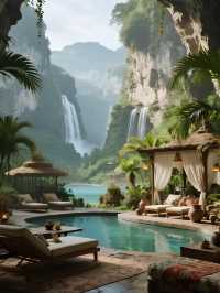 武隆天生三橋親子遊穿越仙俠世界！娃看瀑布超震撼