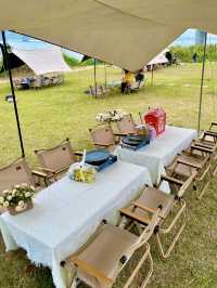 在長沙超舒服的免費江邊露營大草坪