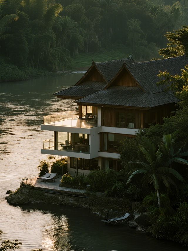 西雙版納親子遊！雨林江景villa超惬意