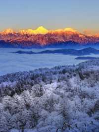 霧淞仙境美如畫