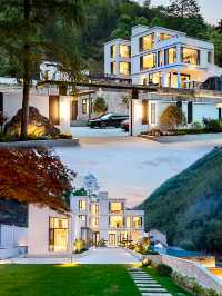 安吉這家山野民宿太好躺了!溫泉泳池絕美隱世美宿