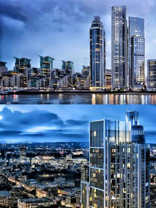 Park Hyatt London River Thames rises elegantly toward the sky