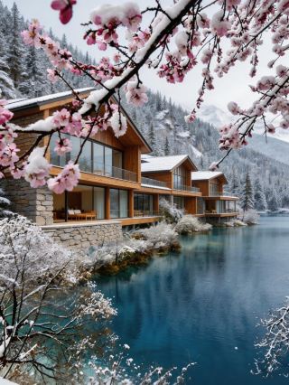 ทริปครอบครัวไปจิ่วจ้ายโกว! ภูเขาหิมะและดอกพีชบานสะพรั่งในภาพเดียว – โรแมนติกสุดๆ!