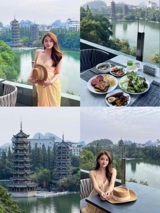 Wow... it truly lives up to its reputation as one of Asia's Top 100 Scenic Hotels, just like Jiang Xin's choice.