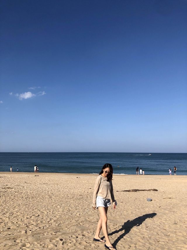 강릉 세인트존스 호텔🏨 바로 앞에 강문해변이-💙
