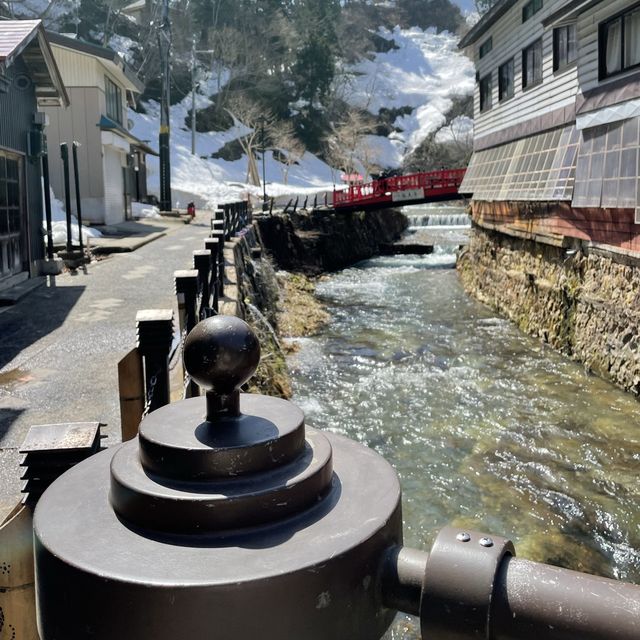 【山形県/銀山温泉(日帰り温泉)瀧見館、酒茶房クリエ】